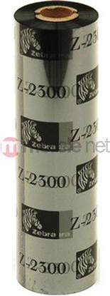 Attēls no Zebra Farbband TT Wachs 2300 110mm*74m 12Stk.