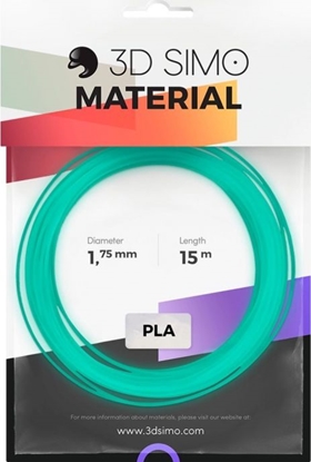 Изображение 3DSimo Filament PLA Zestaw kolorów - FLUORESCENT niebieski, zielony (G3D3007)