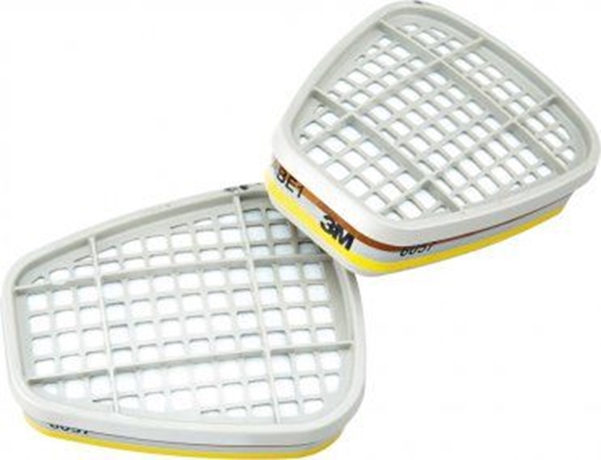 Picture of 3M Pochaniacz do masek serii 6000 ABE1 6057 pary organiczne, gazy kwane 2 sztuki (7100006000)