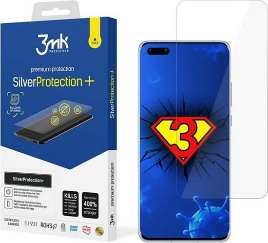 Picture of 3MK 3MK Silver Protect+ Huawei Mate 40 Pro Folia Antymikrobowa montowana na mokro