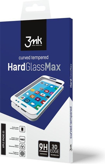 Picture of 3MK Szko hartowane HardGlass MAX biay do iPhone 7 Plus