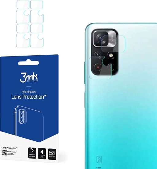 Picture of 3MK Szko x4 na kamer obiektyw 3mk Lens Protection do Xiaomi Redmi Note 11 5G