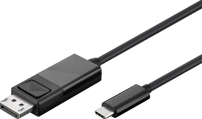 Изображение Kabel USB MicroConnect USB-C - DisplayPort 2 m Czarny (USB3.1CDPB2)