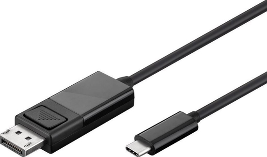 Изображение Kabel USB MicroConnect USB-C - DisplayPort 2 m Czarny (USB3.1CDPB2)