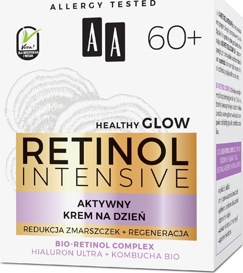 Picture of AA Retinol Intensive 60+ Aktywny Krem na dzie - redukcja zmarszczek + regeneracja 50ml