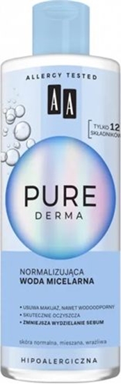 Picture of AA Pure Derma normalizująca woda micelarna 400ml