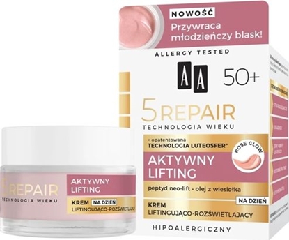 Picture of AA Technologia Wieku 5Repair 50+ Aktywny Lifting krem na dzie liftingujco-rozwietlajcy 50ml