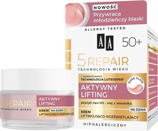 Изображение AA Technologia Wieku 5Repair 50+ Aktywny Lifting krem na dzie liftingujco-rozwietlajcy 50ml