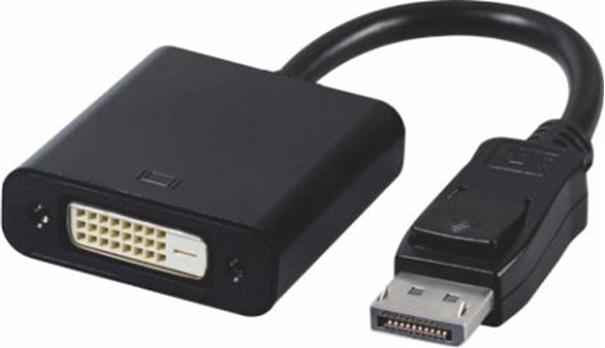 Picture of Adapter AV MicroConnect DisplayPort - DVI-D czarny (DPDVIDA)