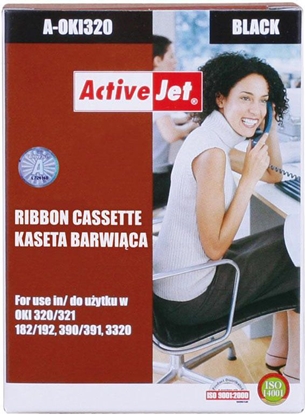 Picture of Activejet Tama do drukarki zastpujca OKI 09002303 czarna (A-OKI320)