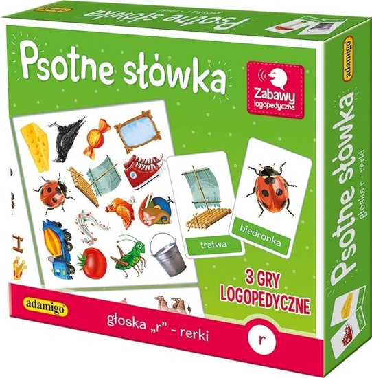Picture of Adamigo Gra planszowa Psotne Słówka -Głoska R-rerki