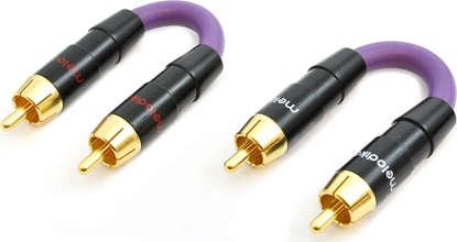 Picture of Adapter AV Melodika RCA (Cinch) x2 - RCA (Cinch) x2 fioletowy