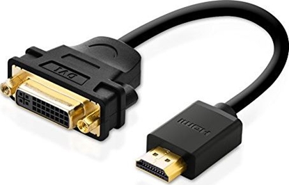 Attēls no Adapter AV Ugreen HDMI - DVI-I czarny (20136)