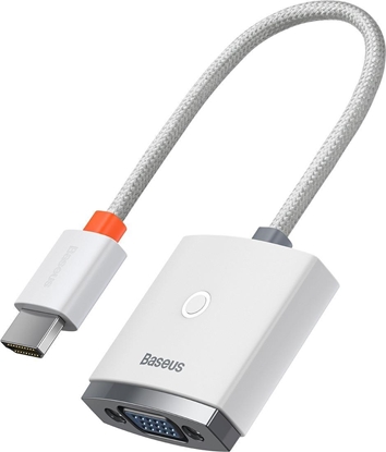 Изображение Adapter AV Baseus HDMI - D-Sub (VGA) biały (WKQX010102)