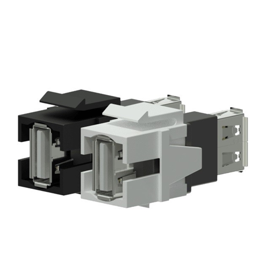 Изображение Adapter Keystone USB 2.0 A-USB 2.0 A Czarny - VCK622/B