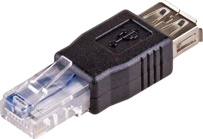Attēls no Adapter USB Akyga AK-AD-27 USB - RJ45 Czarny  (AK-AD-27)