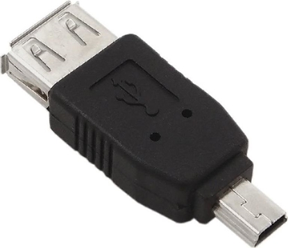 Attēls no Adapter USB Akyga miniUSB - USB Czarny  (AK-AD-07)