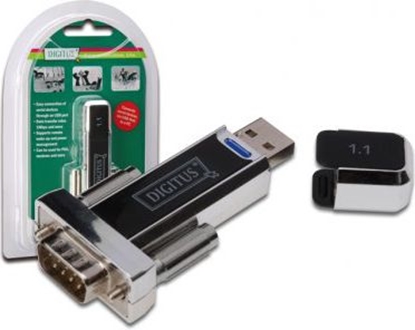 Attēls no Adapter USB Digitus USB - RS-232 Czarny  (ADA70155)