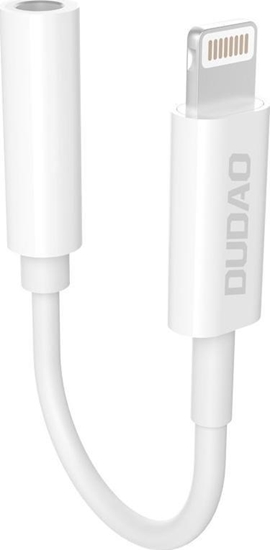 Изображение Adapter USB Dudao Lightning - Jack 3.5mm Biay  (6973687242336)