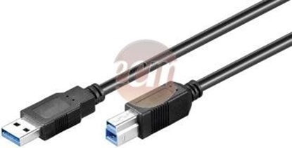 Attēls no Kabel USB Goobay USB-A - USB-B 1.8 m Czarny (93655)