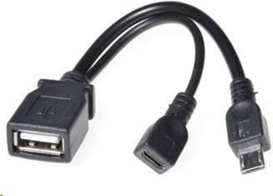 Picture of Adapter USB PremiumCord microUSB - USB Czarny  (29601032099121)