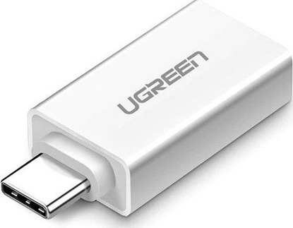 Attēls no UGREEN USB-C to USB 3.0 A Female Adapter White