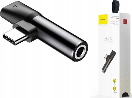 Picture of Adapteris Baseus L41 USB-C to Mini Jack 3.5mm + USB-C 