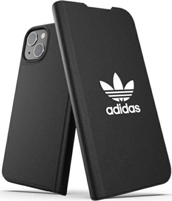 Picture of Adidas Adidas OR Booklet Case BASIC iPhone 13 6,1" czarno biay/black white 47086