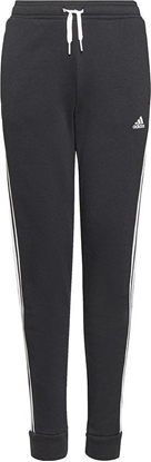 Picture of Adidas Spodnie adidas Girls Essentials 3 Stripes Fleece Pant GS2199 GS2199 czarny 140 cm