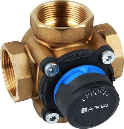 Изображение Afriso 4-drogowy obrotowy zawór mieszajcy ARV 486 ProClick, DN40, Rp1 1/2", Kvs 25 (1348610)