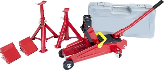 Picture of Airpress Zestaw warsztatowy JJ w walizce: podnnik 2T + podstawy 2T + kliny pod koa (72010)