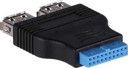 Picture of Akyga Adapter 2 x USB 3.0 - 19-pin (AK-CA-58)