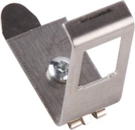 Изображение Alantec Adapter mocowania typu keystone na szyn DIN (TH-35) 1x modu keystone (MKA-TH35-1)