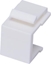 Изображение Alantec Adapter zaślepka otworu keystone, kolor biały ALANTEC - ALANTEC