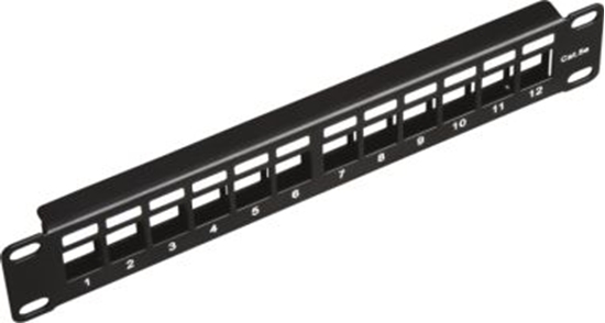 Picture of Alantec Patch panel 10" modularny 12 portów 1U niewyposaony (PK038)