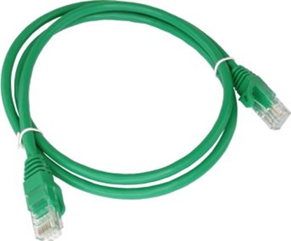 Attēls no Alantec Patch-cord U/UTP kat.5e PVC 0.25m zielony (KKU5ZIE0.25)