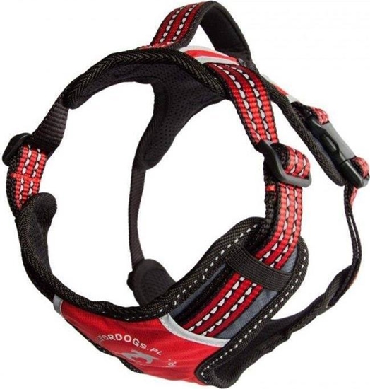 Picture of All For Dogs All For Dogs Szelki 2x-Sport Czerwone S