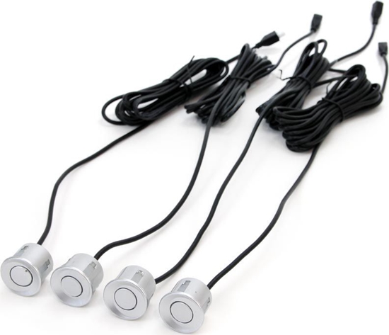 Picture of AMiO Zestaw czujników parkowania TFT01 4,3" z kamer HD-315-LED 4 sensory srebrne