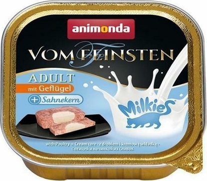 Изображение Animonda ANIMONDA KOT 100g V.FEINSTEN MILKY DRÓB z FARSZEM MIETANOWYM tacka/32