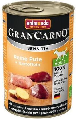 Attēls no Animonda Gran Carno Sensitiv Indyk + ziemniaki 400g
