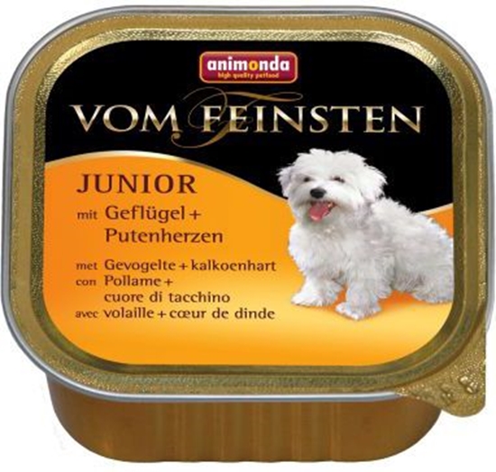 Изображение Animonda vom Feinsten Junior Drób i serca indycze 150g