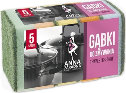 Attēls no Anna Zaradna Gbki do zmywania ANNA ZARADNA, prostoktne, 5 szt., mix kolorów