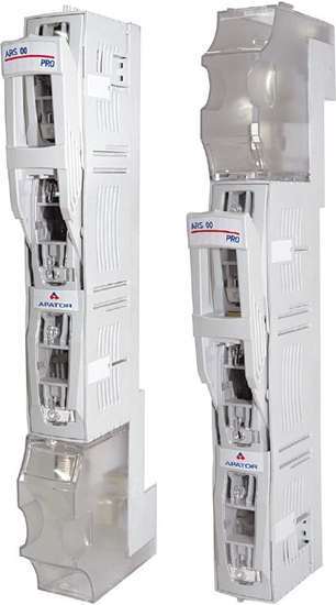 Picture of Apator Rozcznik bezpiecznikowy listwowy ARS 00/100 mm zaciski mostkowe 4-70mm2 M8 (63-811628-011)