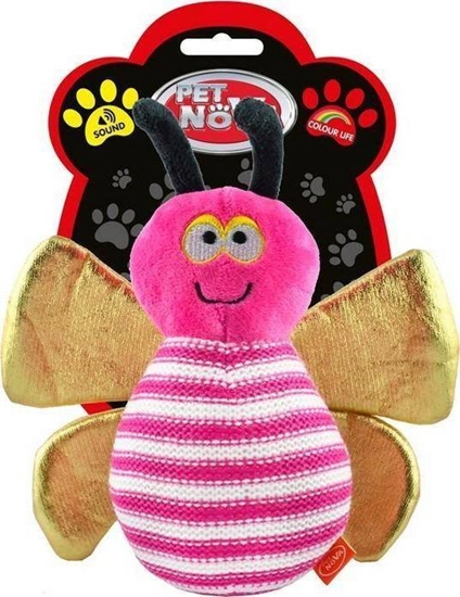 Picture of Aqua Nova DOG LIFE STYLE Zabawka Pluszowa Róowa Pszczoa