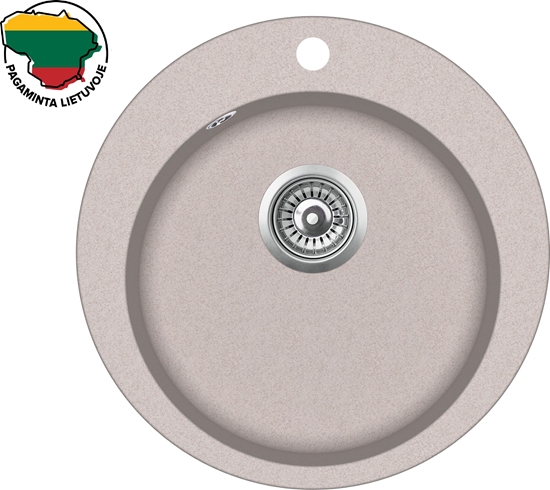 Изображение Zlewozmywak Aquasanita Dirbtinio granito virtuvin plautuv Aquasanita Clarus SR100, 110 Smlin