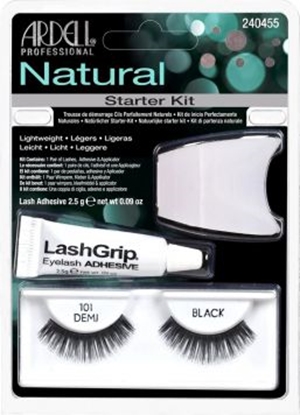 Picture of Ardell Natural Starter Kit Demi Black 101 (W) sztuczne rzsy + klej 2,5g + aplikator