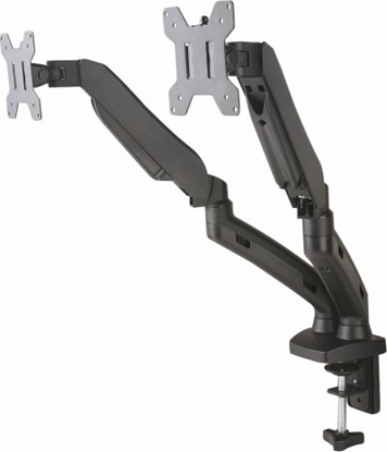Picture of Uchwyt biurkowy na sprężynie gazowej do 2 monitorów LED/LCD 13-27 cali L-13GD