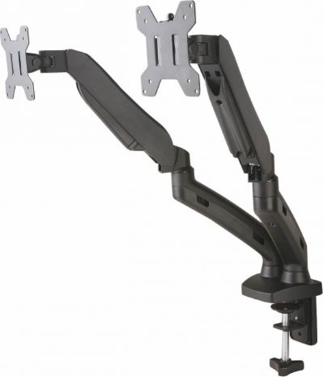 Picture of Uchwyt biurkowy na sprężynie gazowej do 2 monitorów LED/LCD 13-27 cali L-13GD