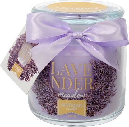 Attēls no Artman Świeca zapachowa Lavender Meadow słoik mały 1 sztuka 360g (989628)