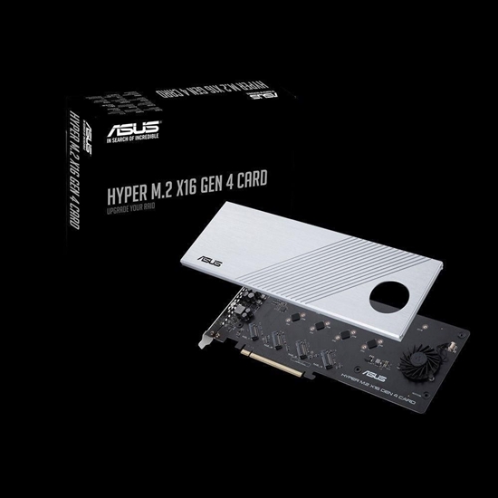 Picture of ASUS Hyper M.2 x16 Gen 4 Card interface cards/adapter Internal